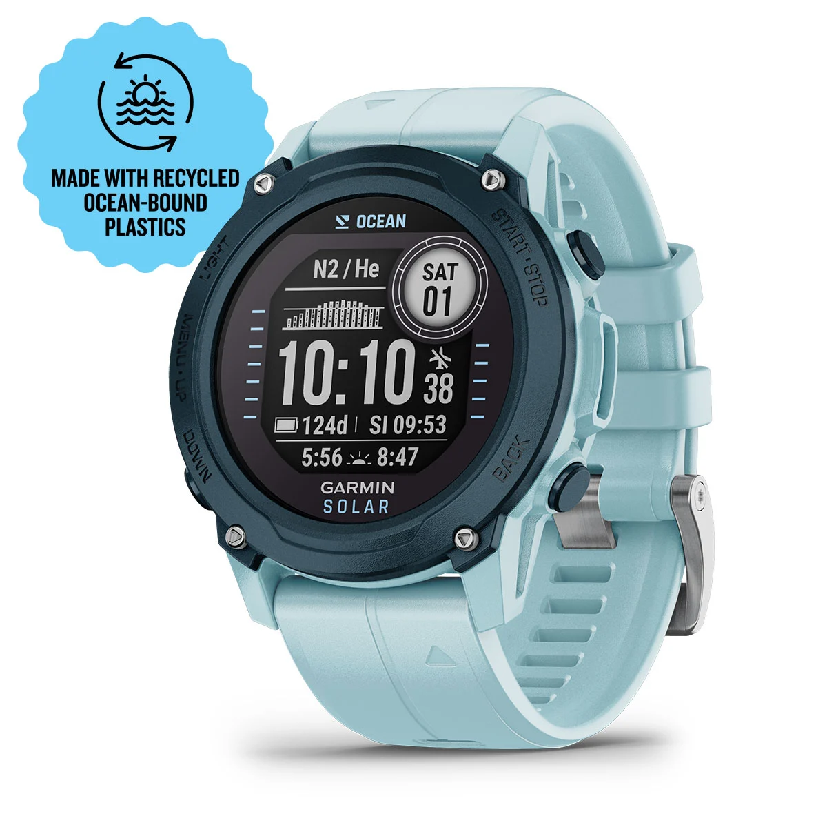 Descent™ G1 Solar - Ocean Edition Azure