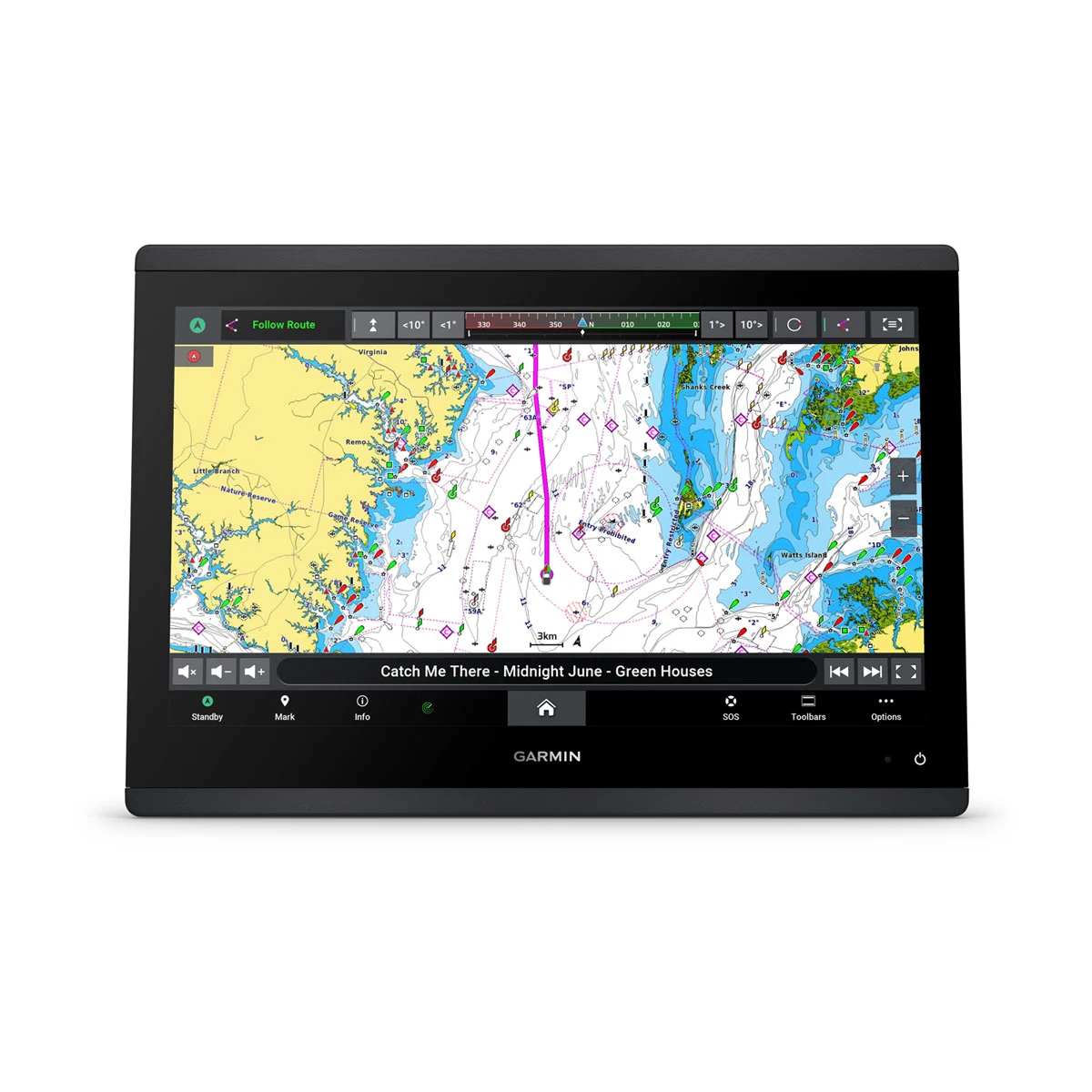 GPSMAP® 1623 Non-sonar with Worldwide Basemap