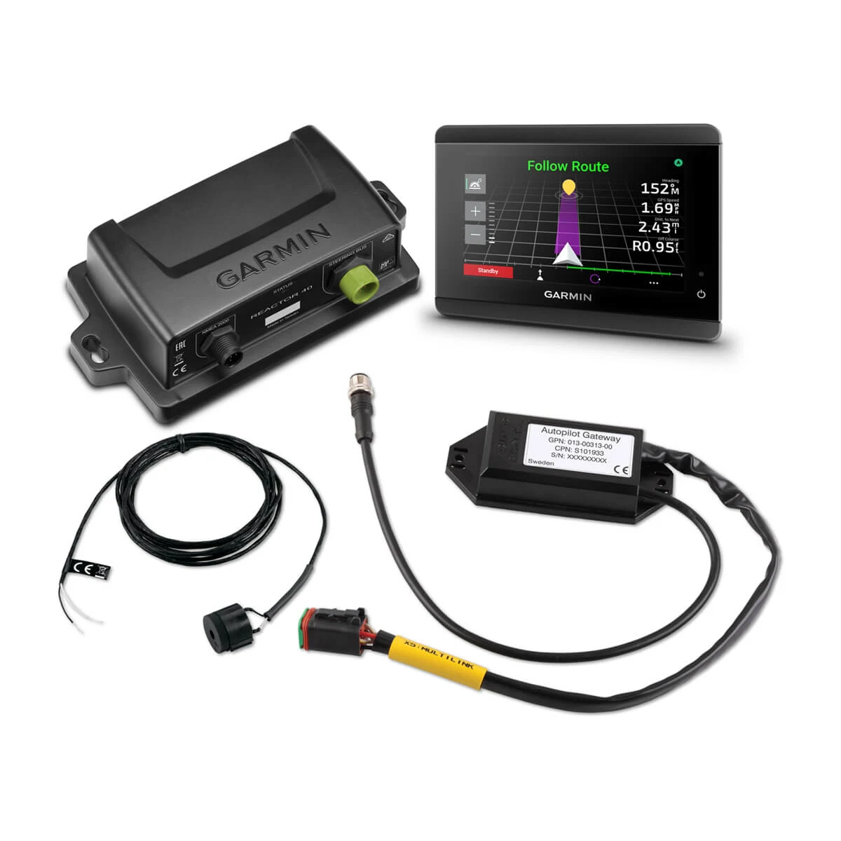 Reactor™ 40 Steer-by-wire Corepack for Volvo-Penta® with GHC™ 50 With GHC™ 50 Autopilot Instrument