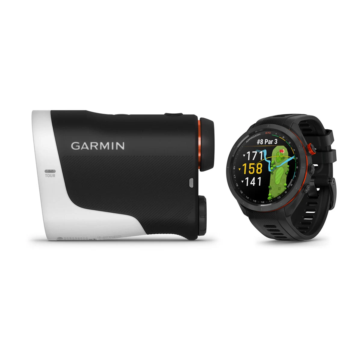 Approach® Z30 Golf Laser Range Finder and Approach® S70 - 47 mm with Black Band