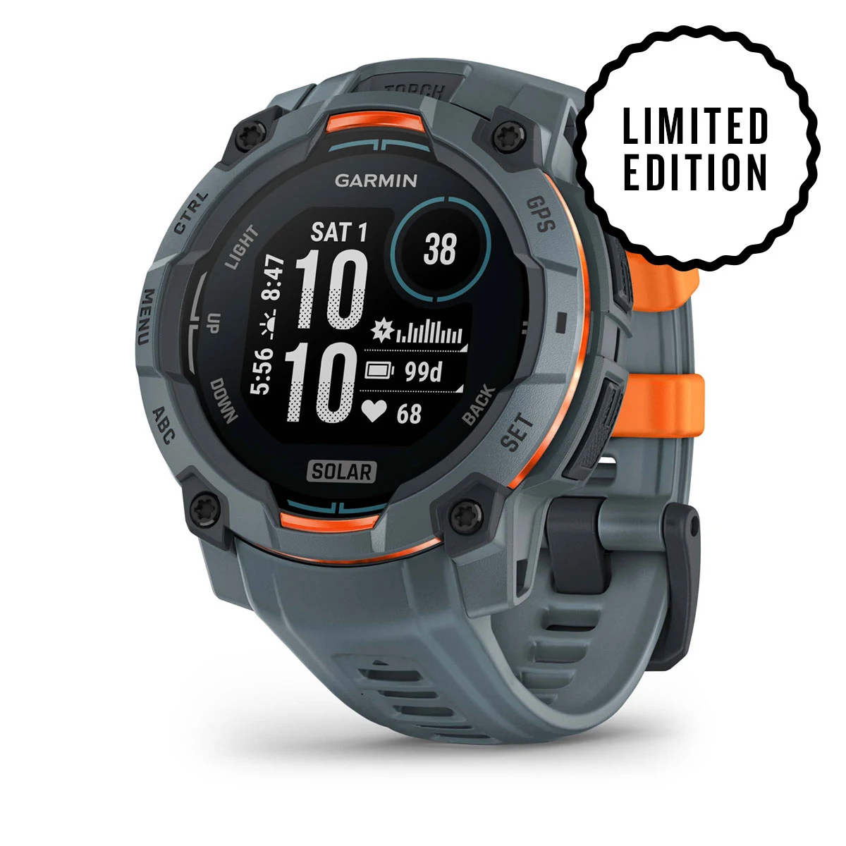 Instinct® 3 – 45 mm, Solar Twilight with Twilight Band