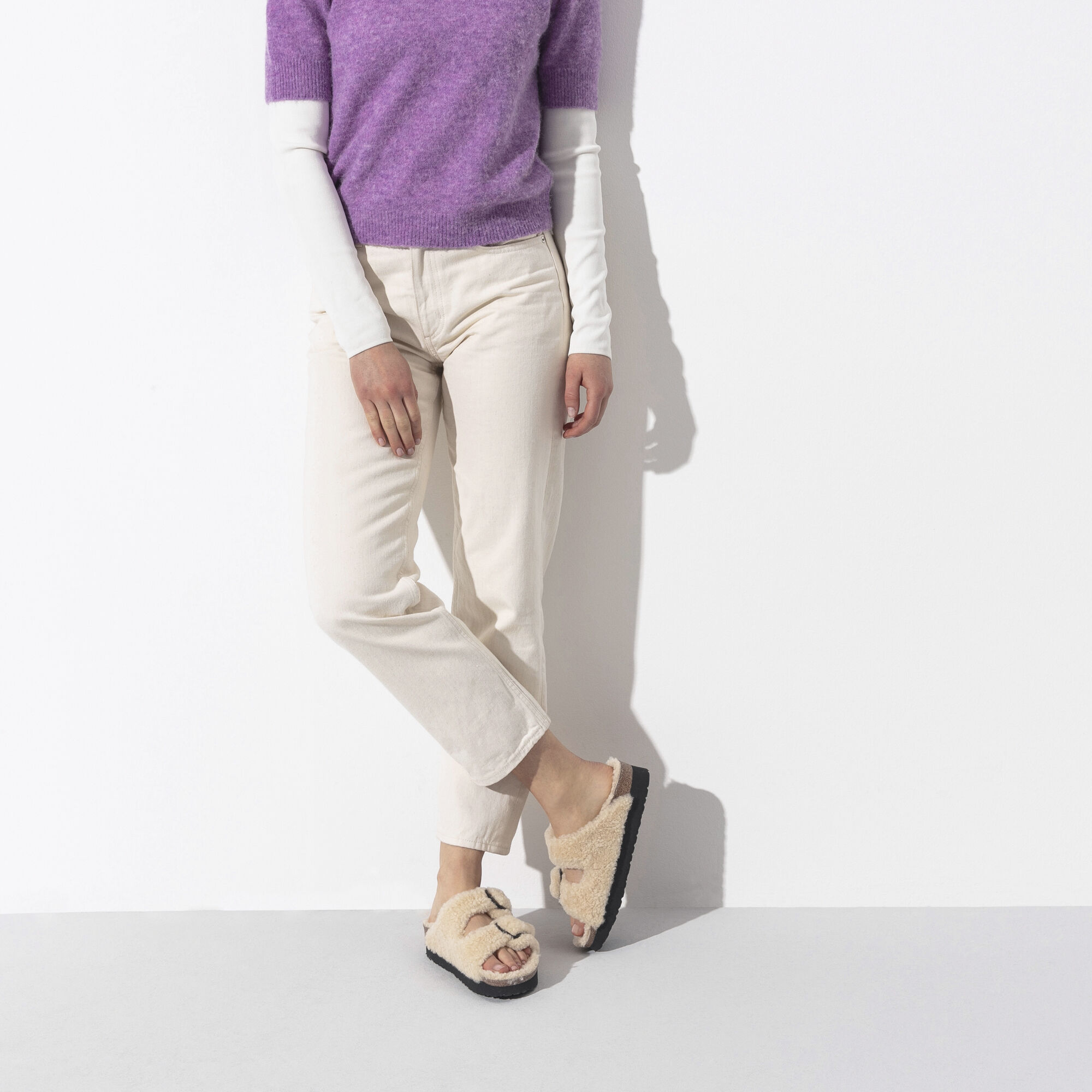 Arizona Big Buckle Shearling Shearling