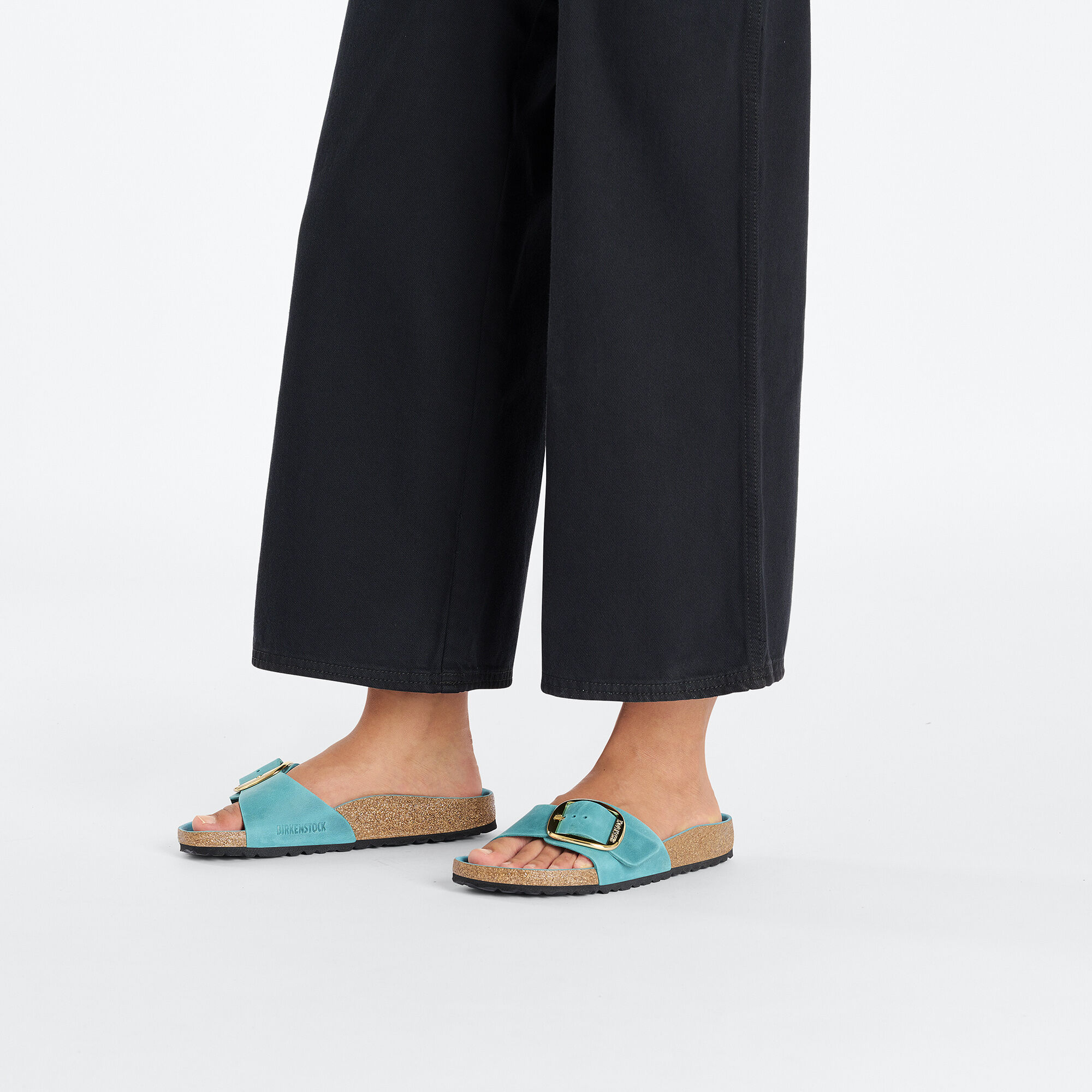 Madrid Big Buckle Natural Leather Oiled