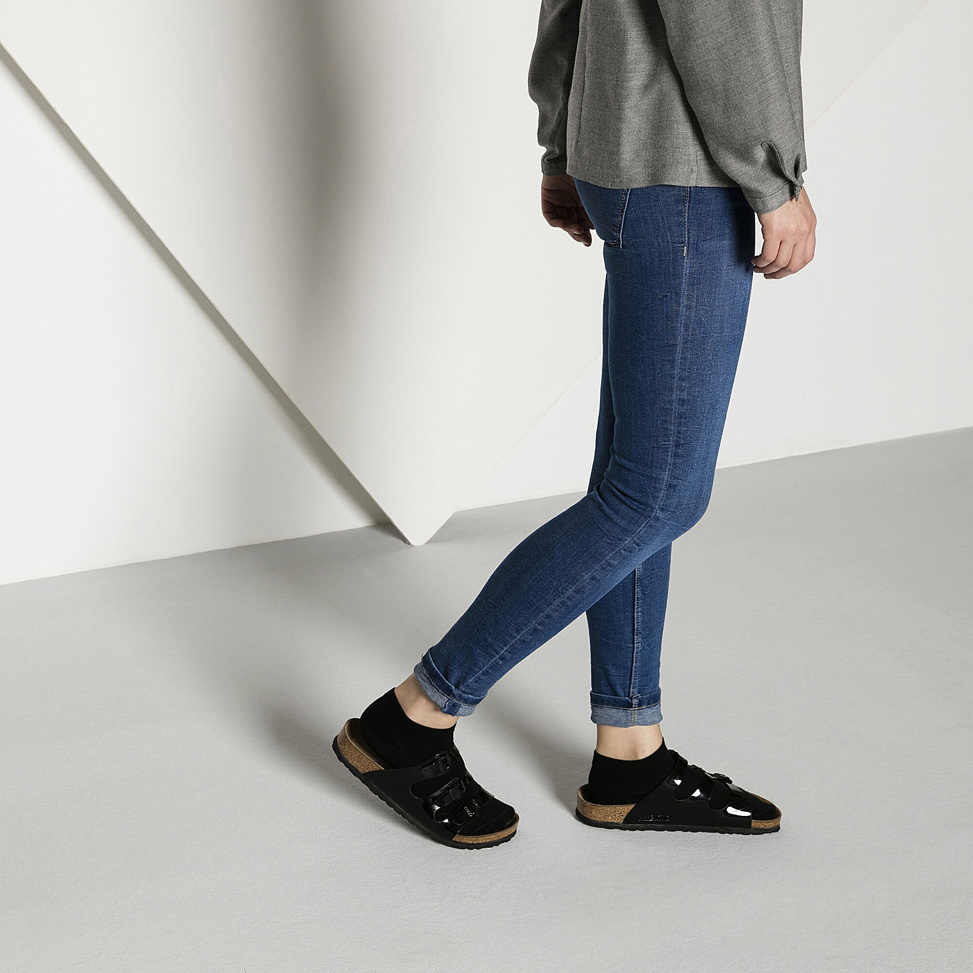 2 PACK Cotton Sole Sneaker Cotton/Polyamid/Elastane