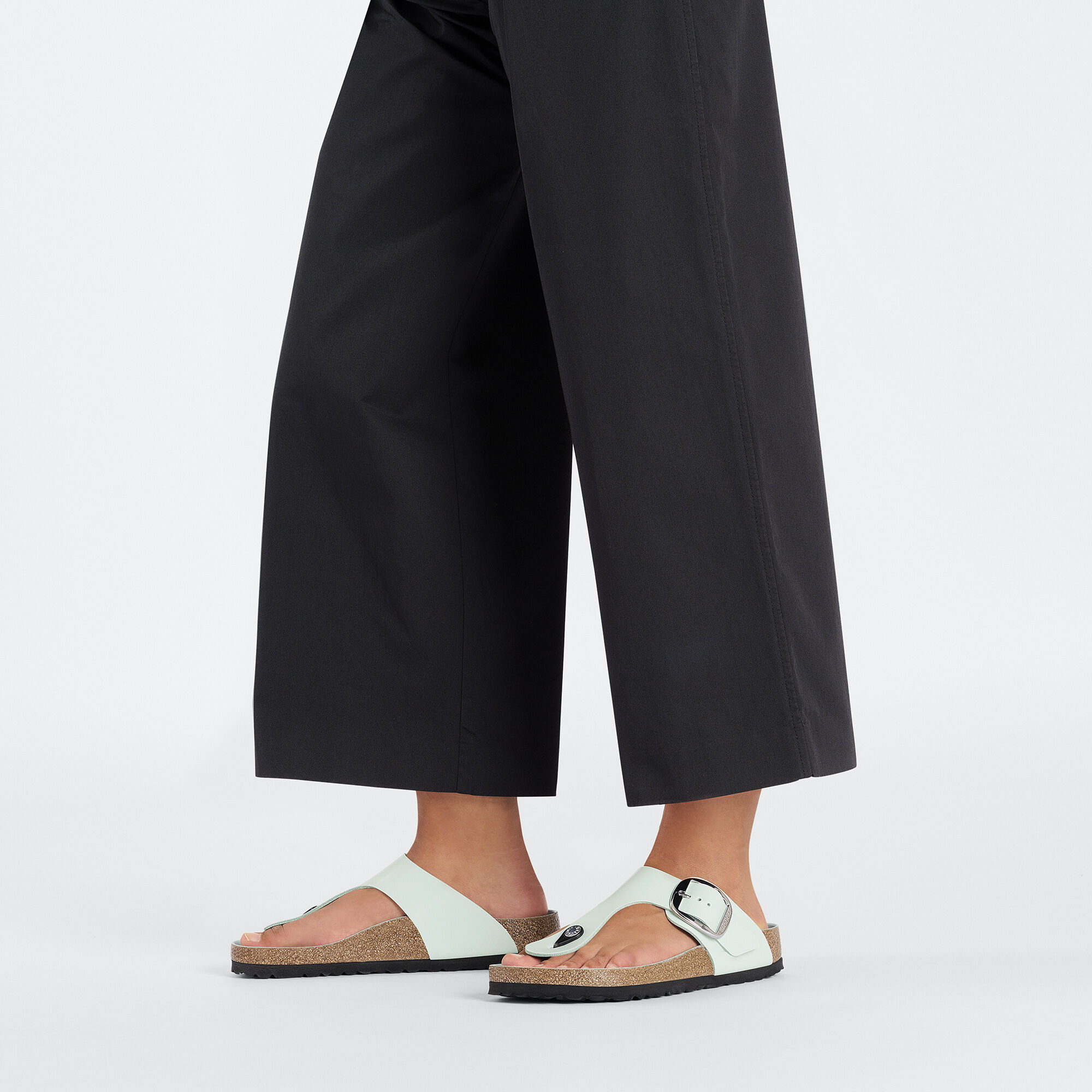 Gizeh Big Buckle Natural Leather Patent