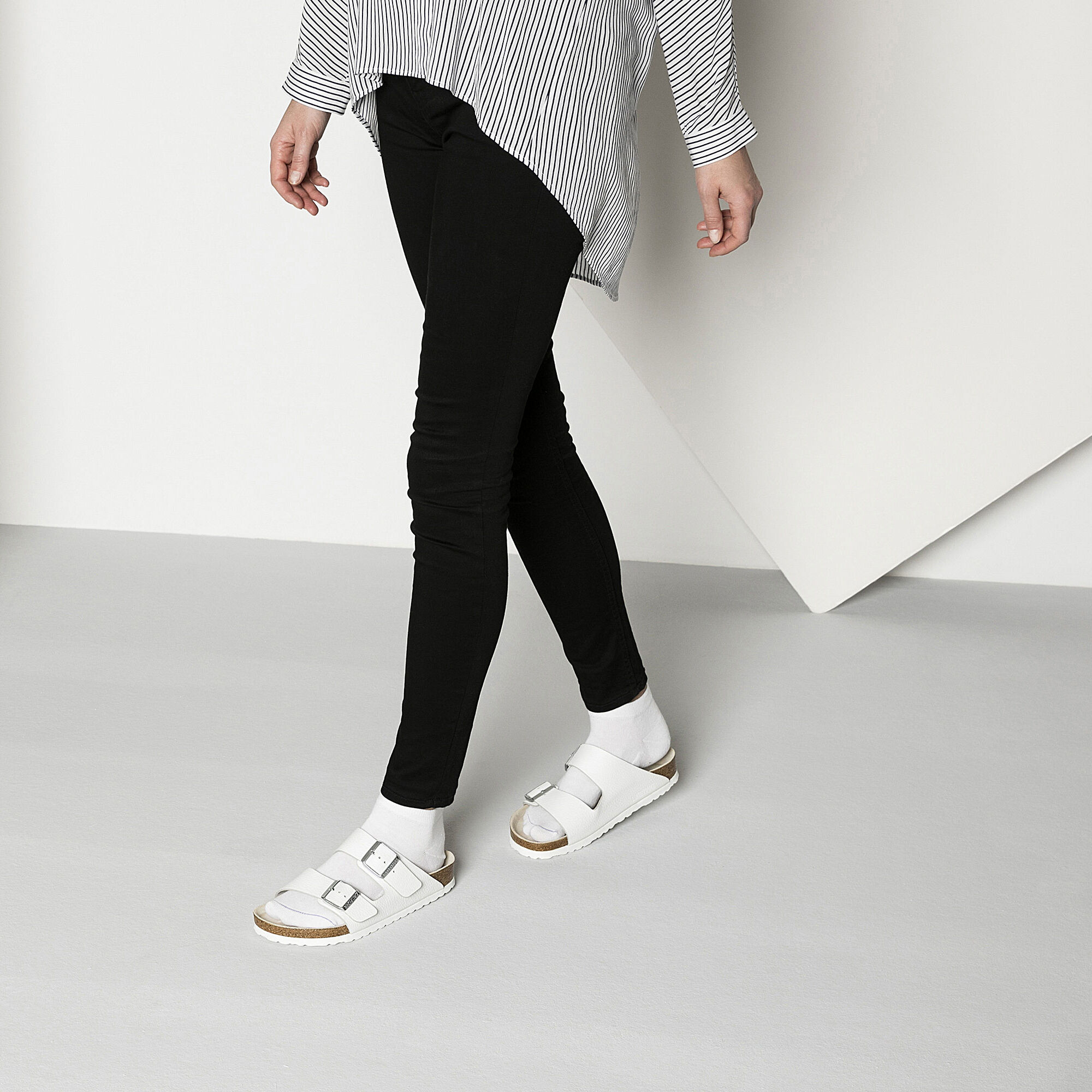 2 PACK Cotton Sole Sneaker Cotton/Polyamid/Elastane