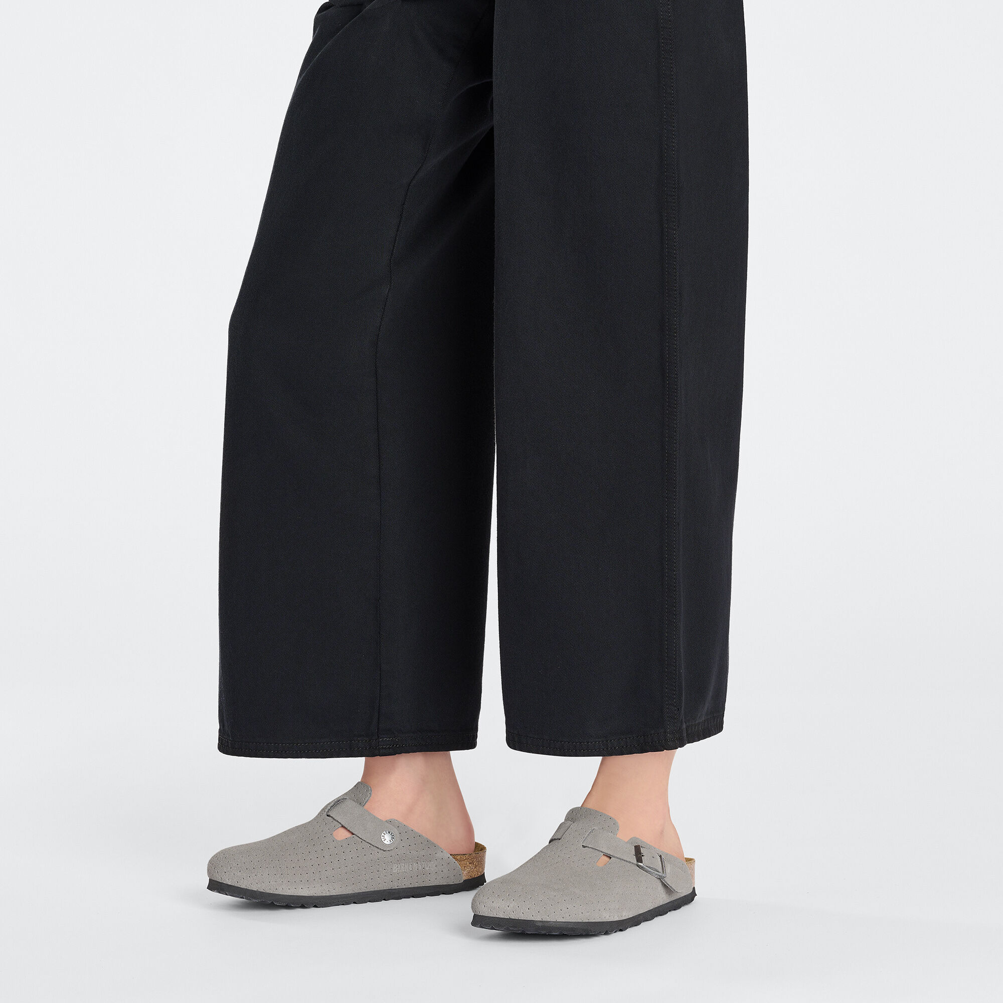 Boston BS Suede Leather Embossed