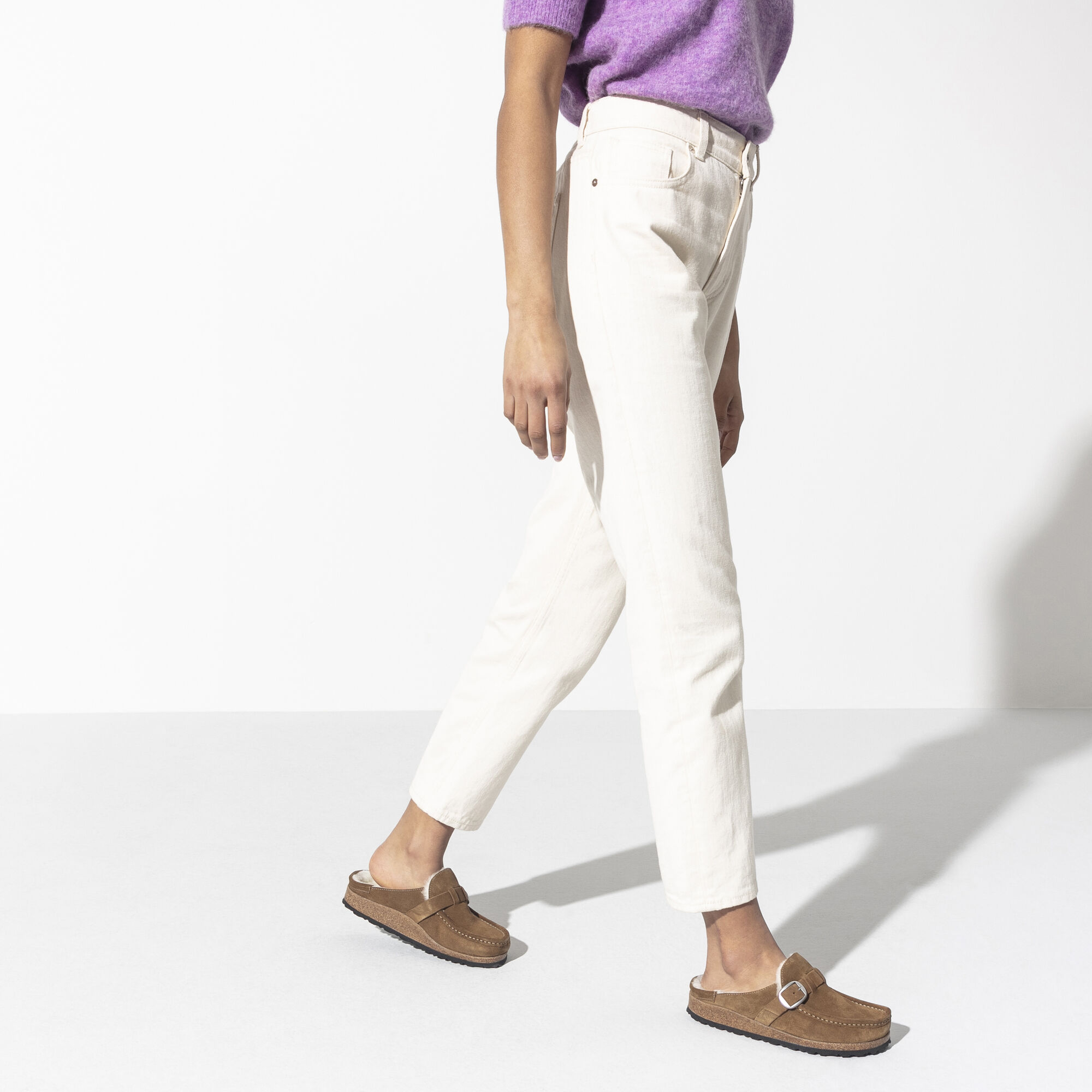 Buckley Shearling Suede Leather