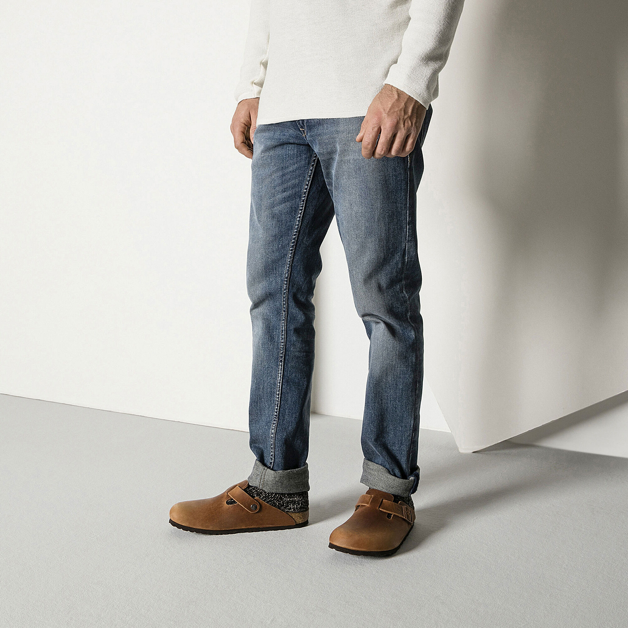 Cotton Slub Men Cotton/Polyamid/Elastane