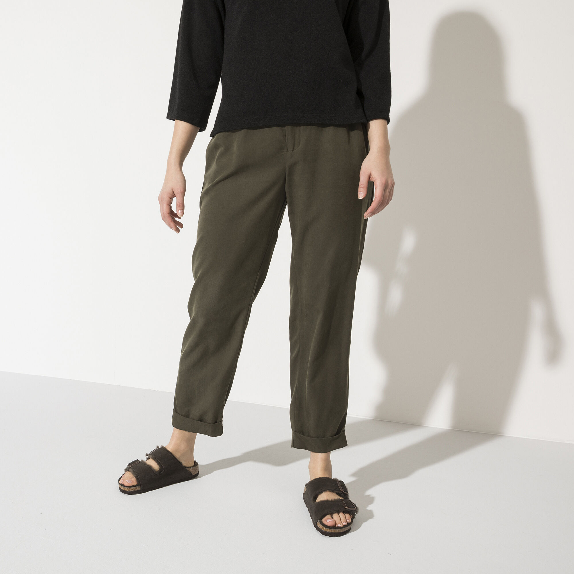 Arizona Shearling Suede Leather