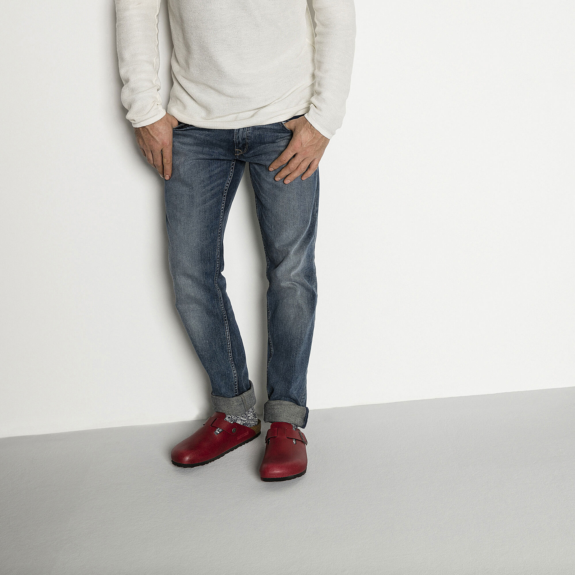 Cotton Slub Men Cotton/Polyamid/Elastane