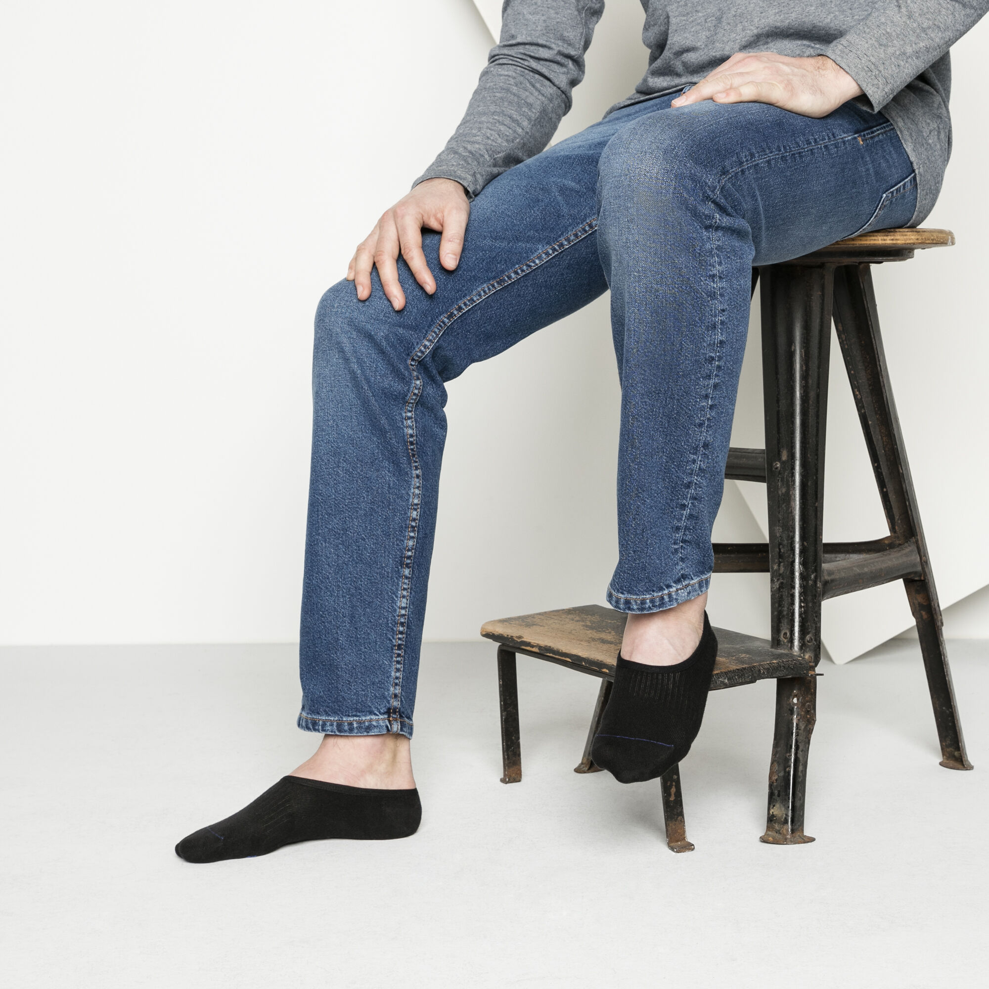 Cotton Sole Invisible Men Cotton/Polyamid/Elastane