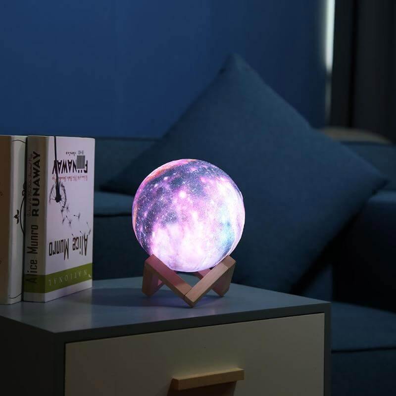 Lampe de nuit lune 3D