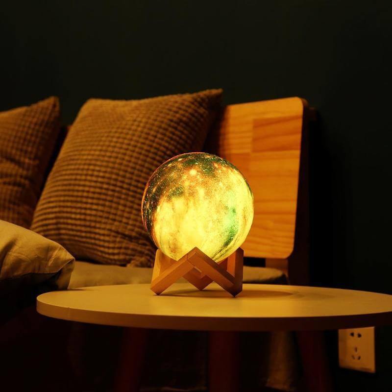 Lampe de nuit lune 3D