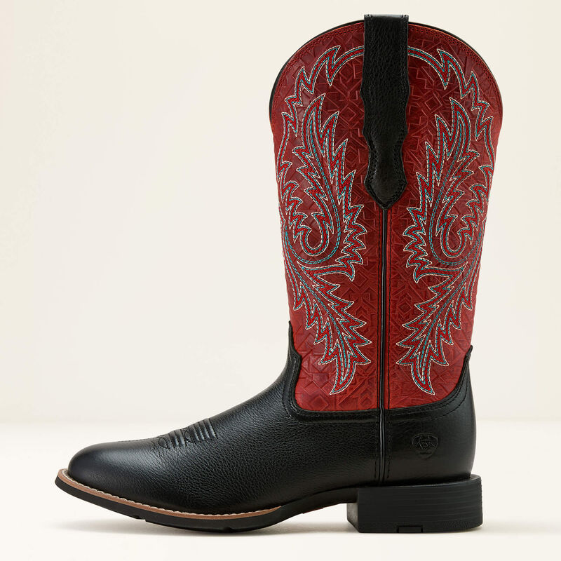 Round Up W Toe Western Boot