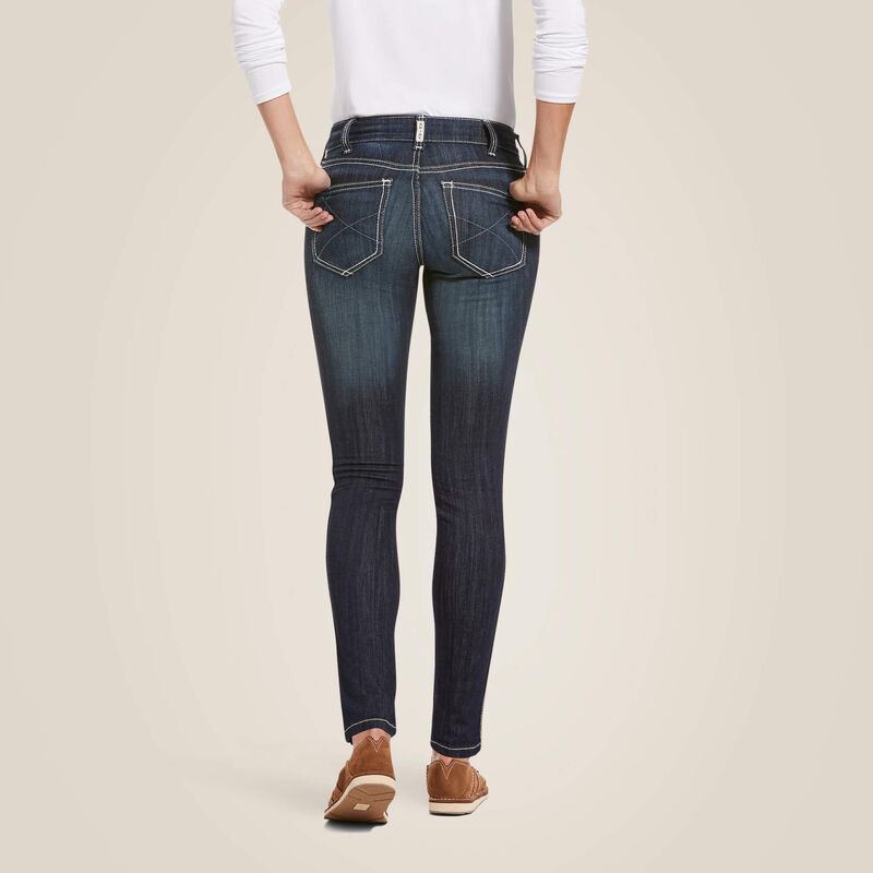 R.E.A.L. Mid Rise Stretch Outseam Ella Skinny Jean