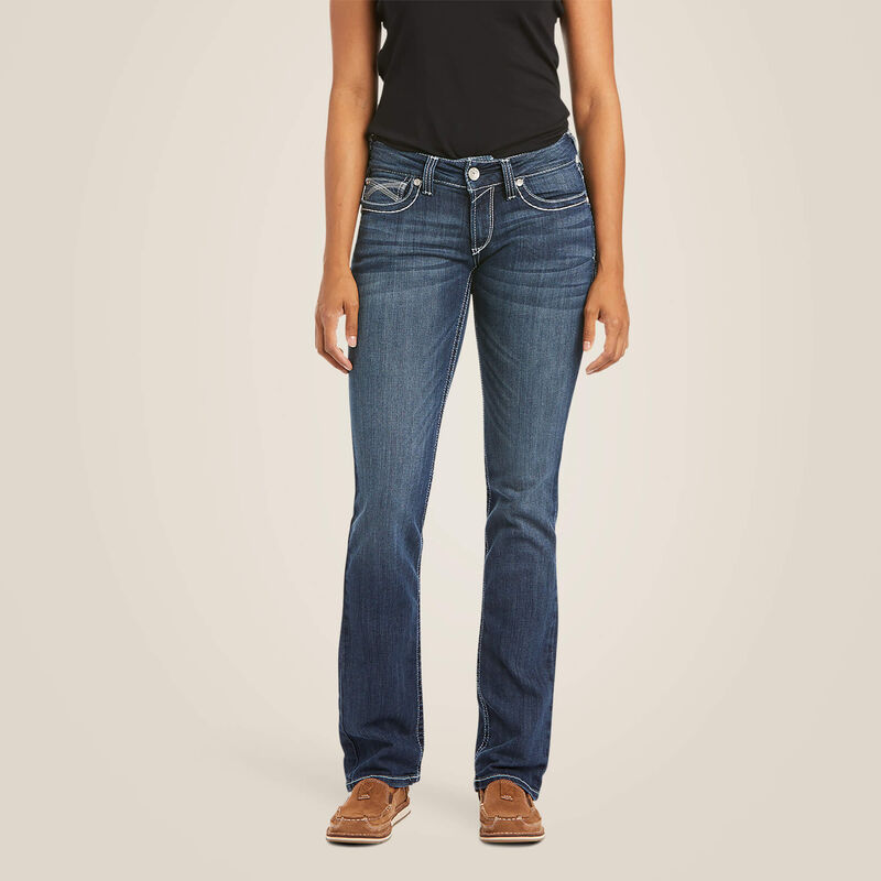 R.E.A.L. Mid Rise Stretch Ivy Stackable Straight Leg Jean