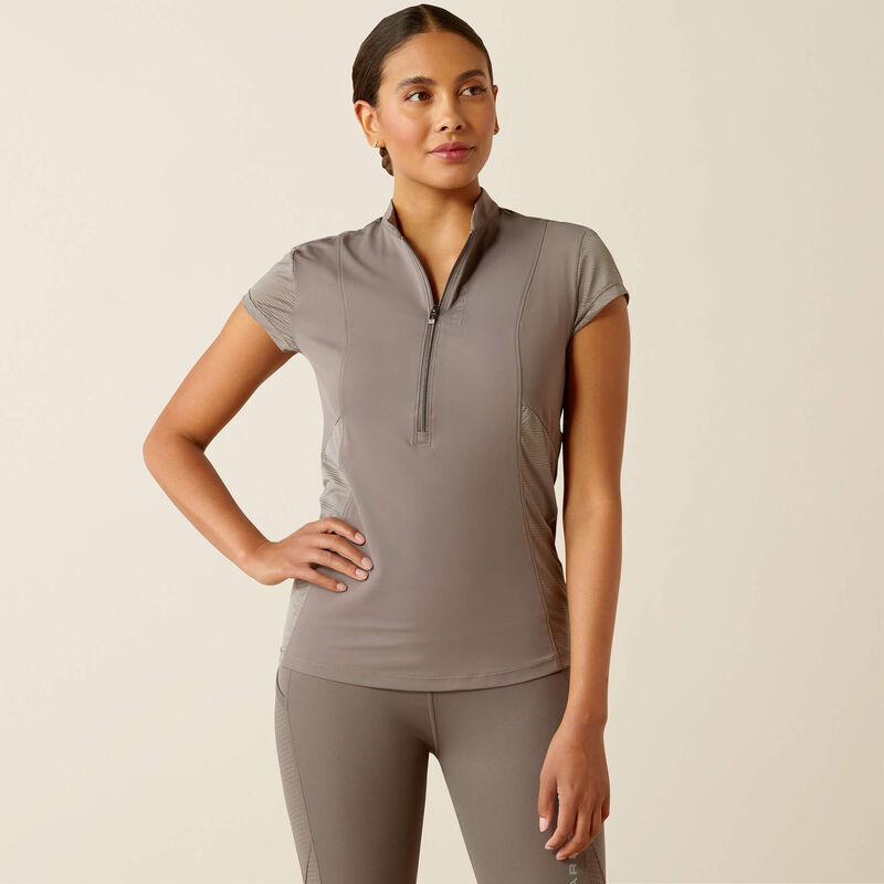 Breathe 1/2 Zip Cap Sleeve Baselayer