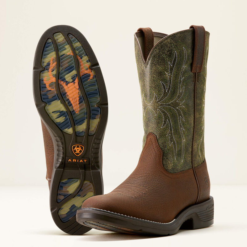 Ridgeback Round Toe Western Boot