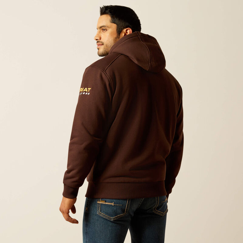 Rebar All-Weather Sherpa-Lined Full Zip Hoodie