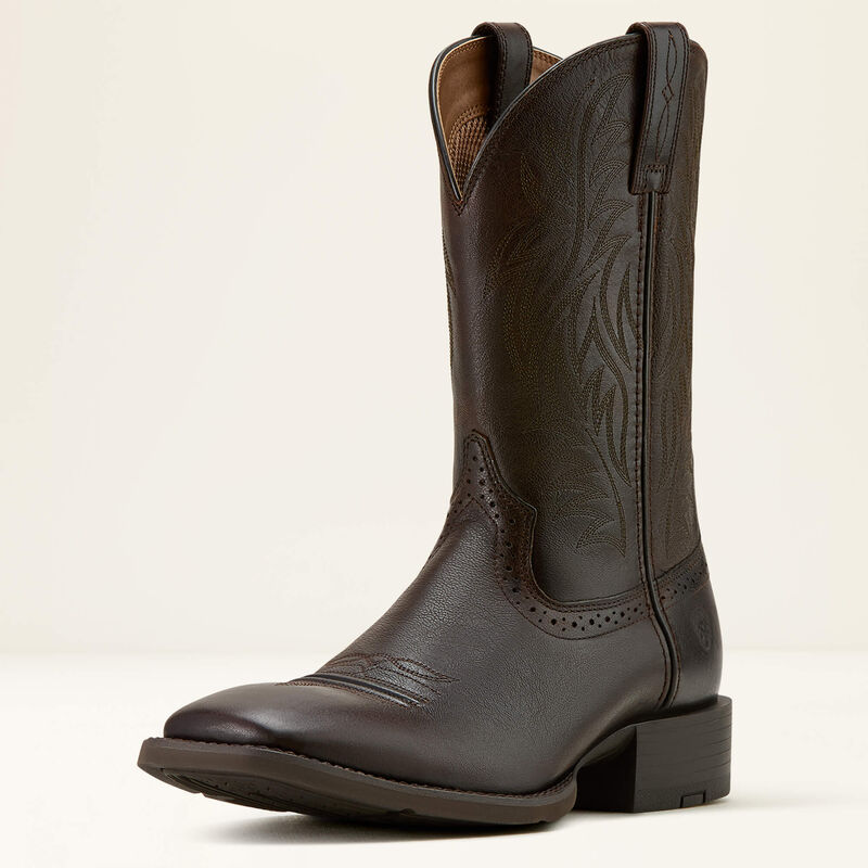 Sport Wide Square Toe Western Boot