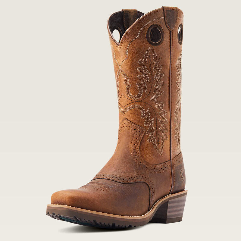 Hybrid Roughstock Square Toe Western Boot