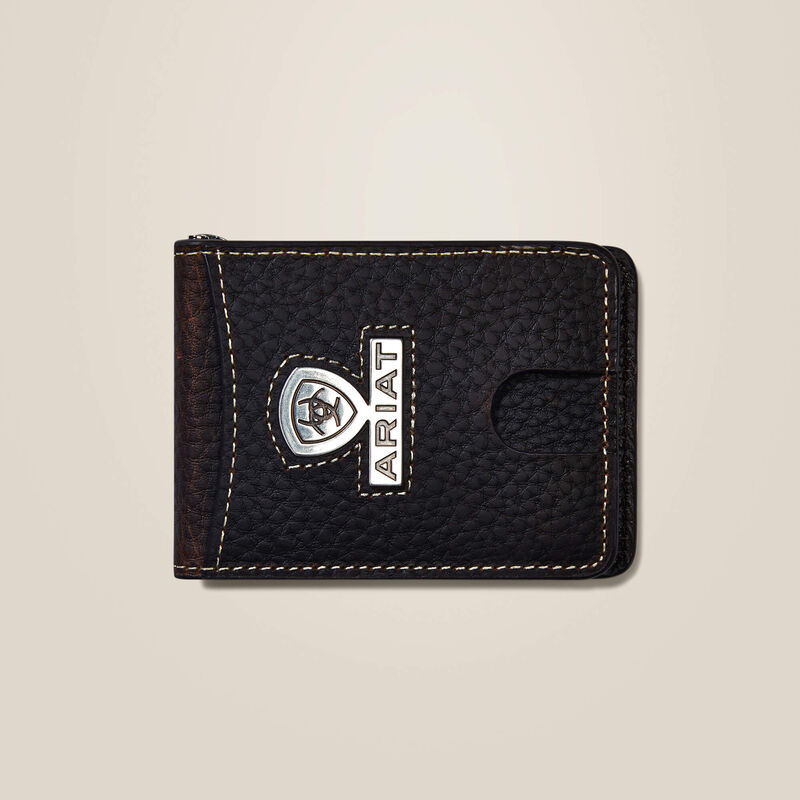 Bifold Slim Wallet Stacked Logo