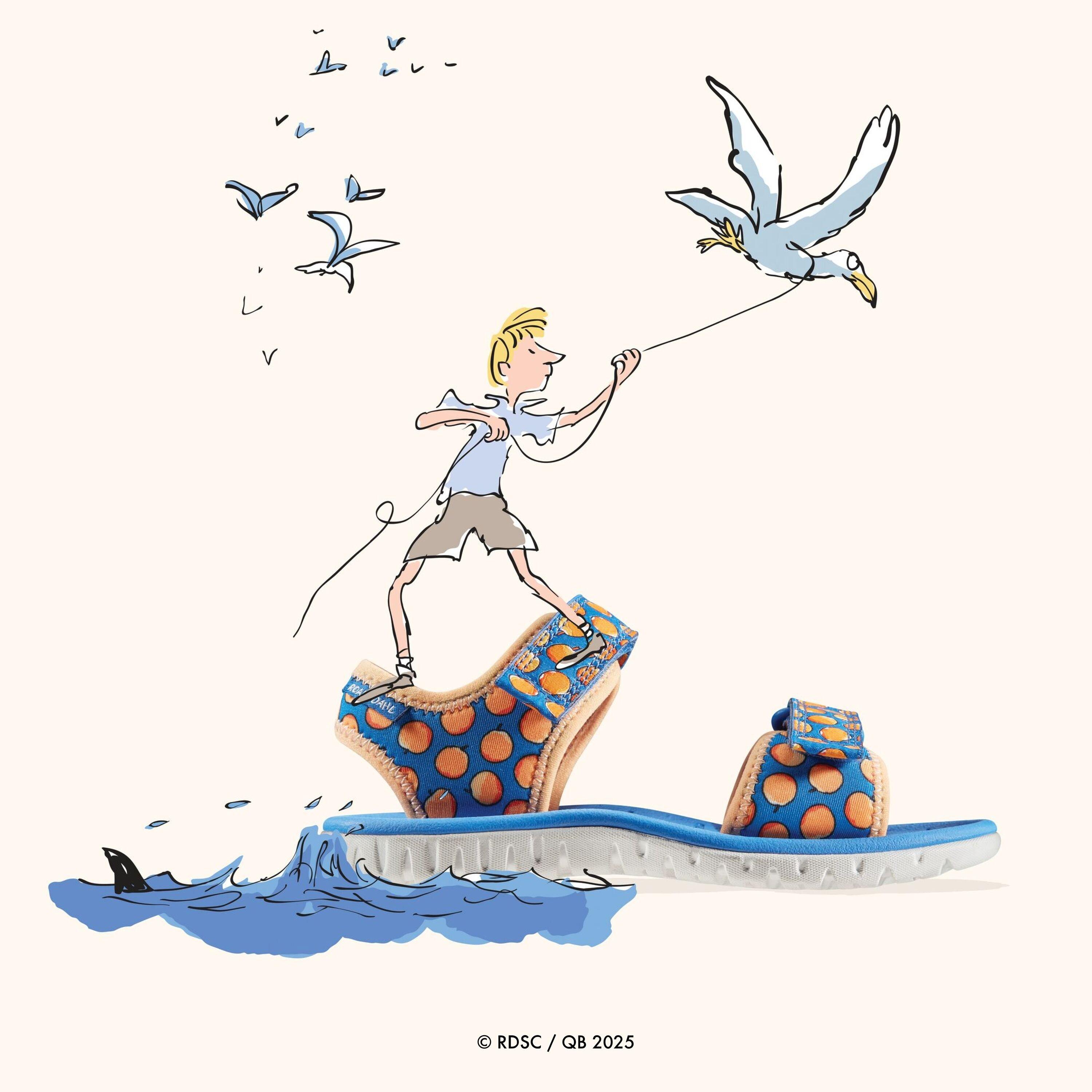 Roald Dahl James & the Giant Peach Surfing Air Kid