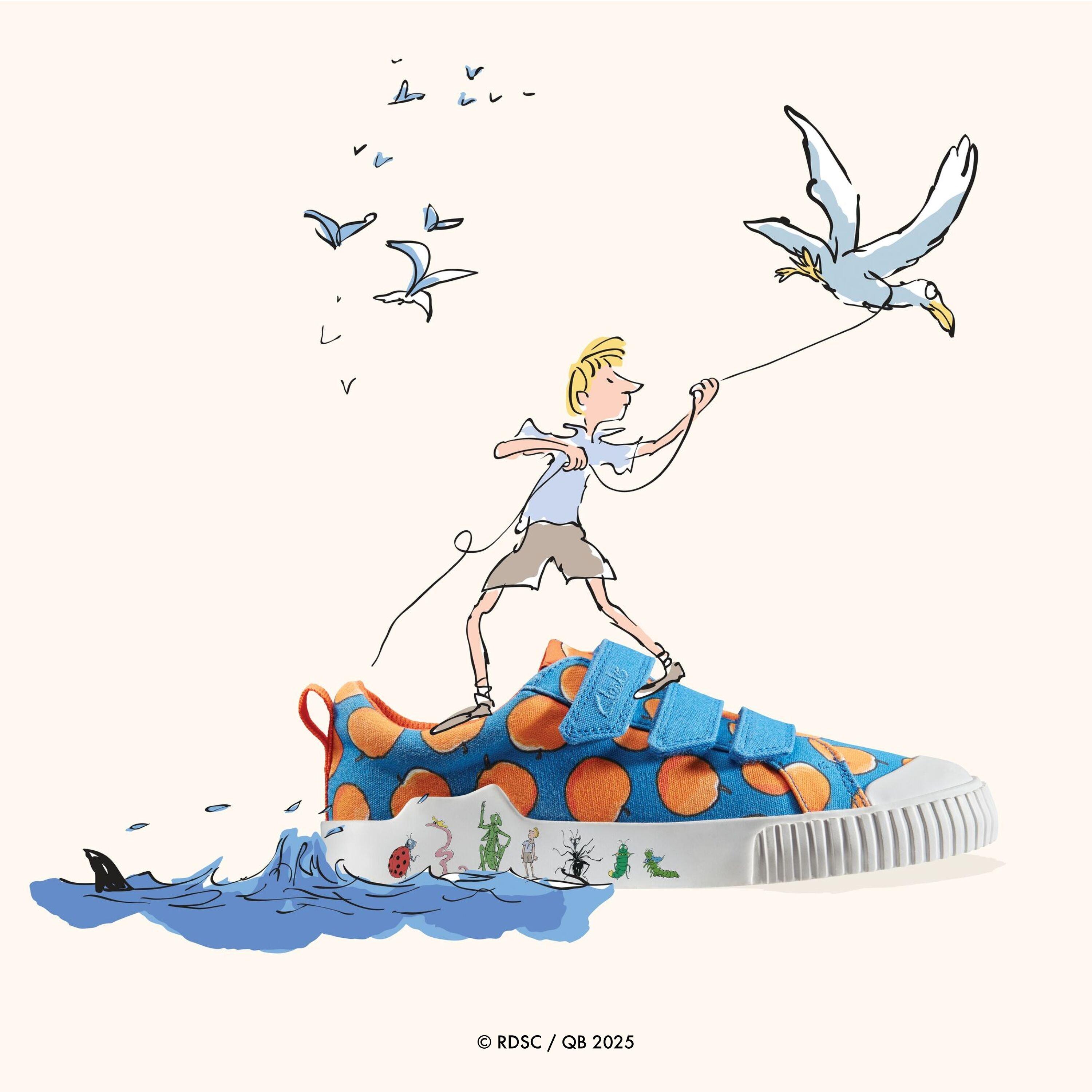 Roald Dahl James & the Giant Peach Foxing Air Kid