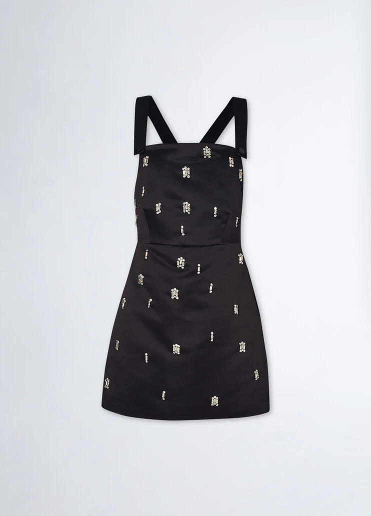 Dress with gemstones