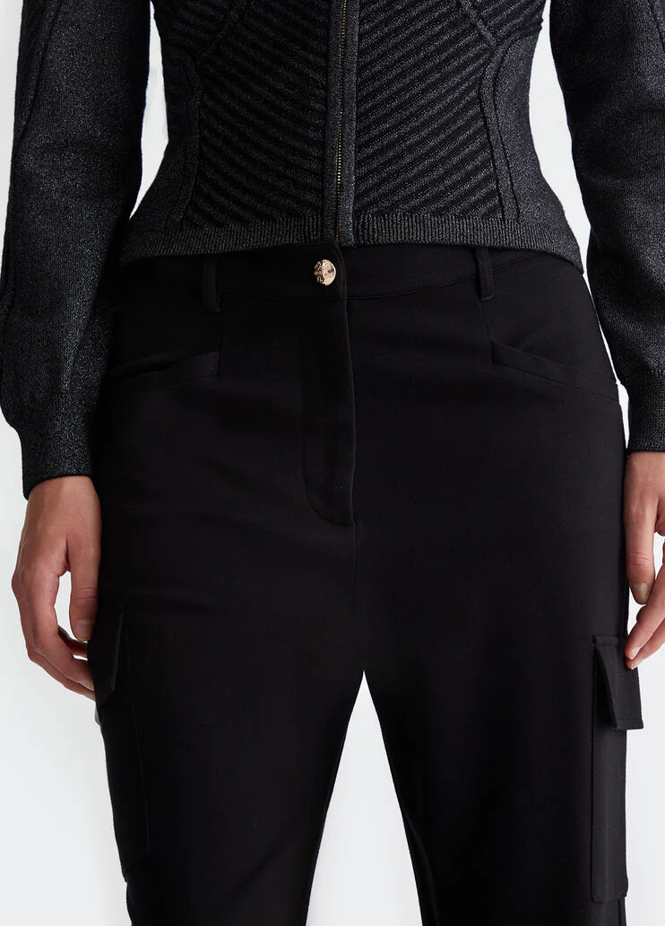 Cargo pants in jersey