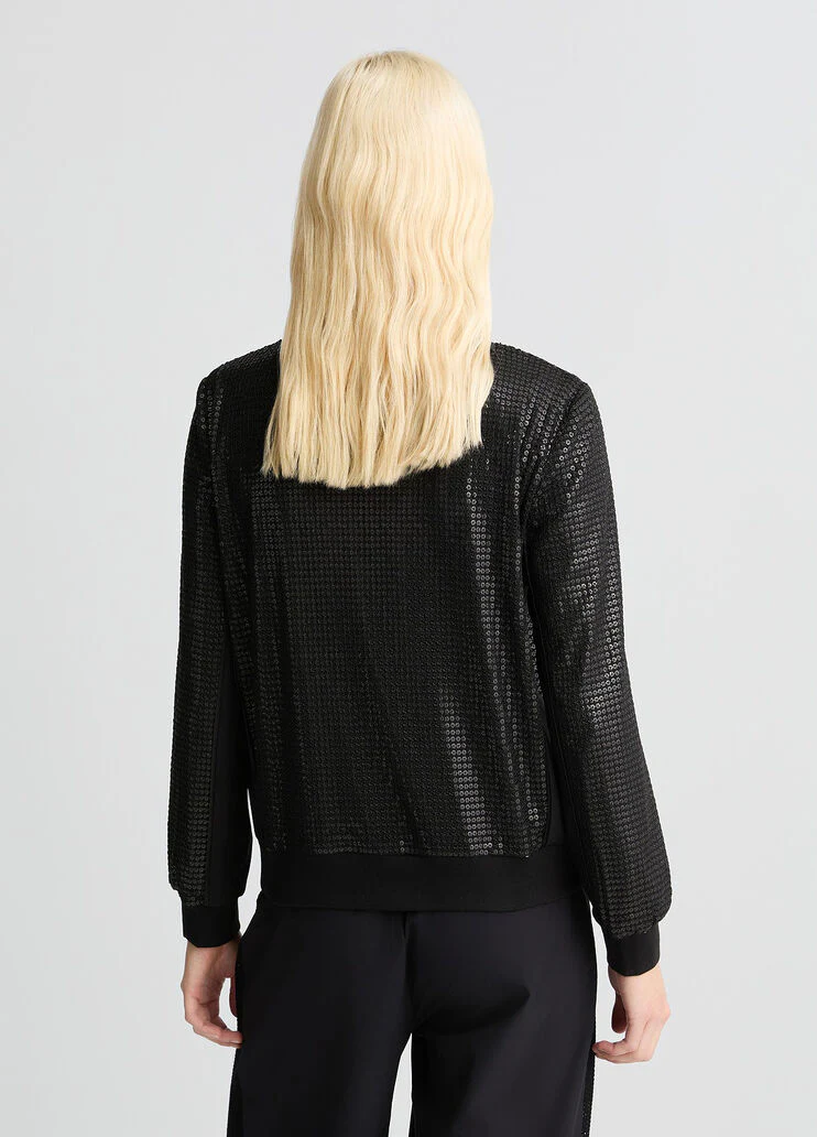 Sweatshirt with sequins