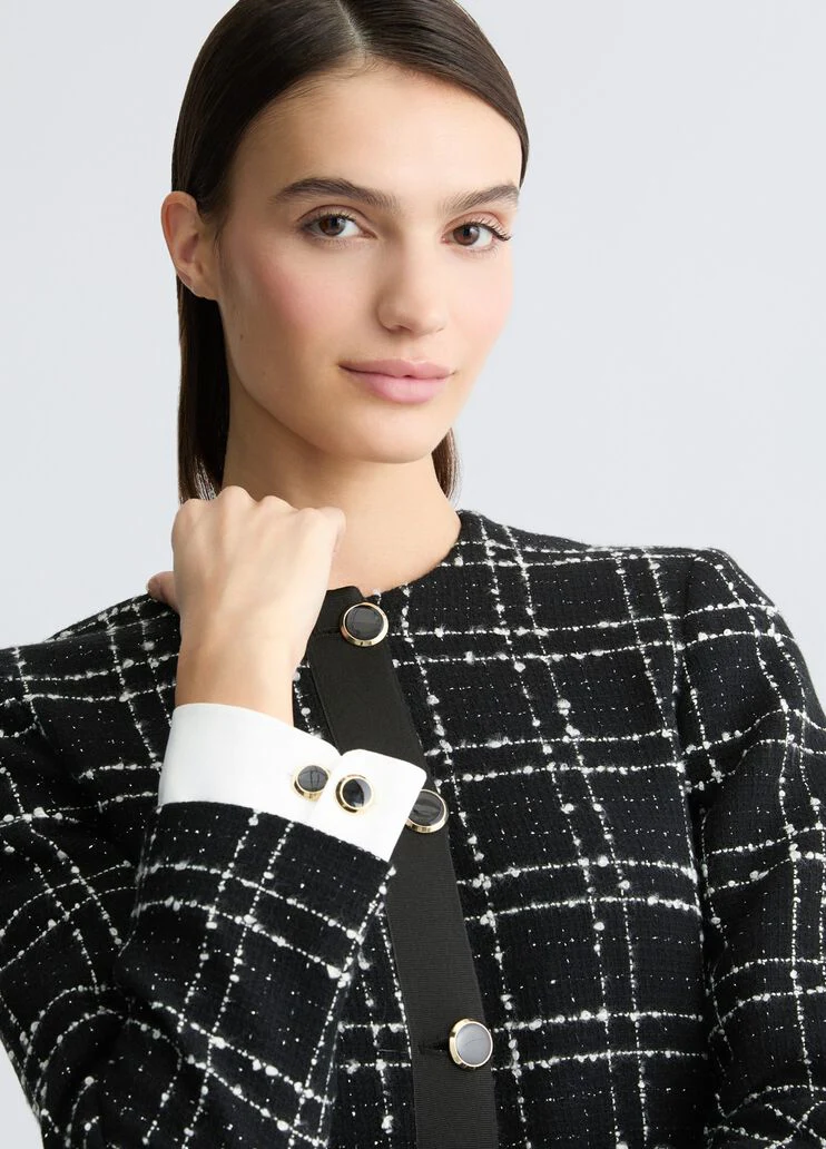 Lurex bouclé jacket