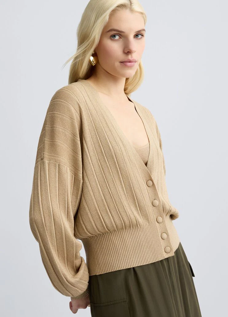 Lurex cardigan