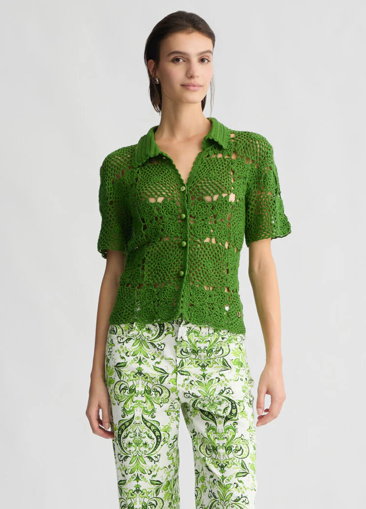 Malfil crochet cardigan