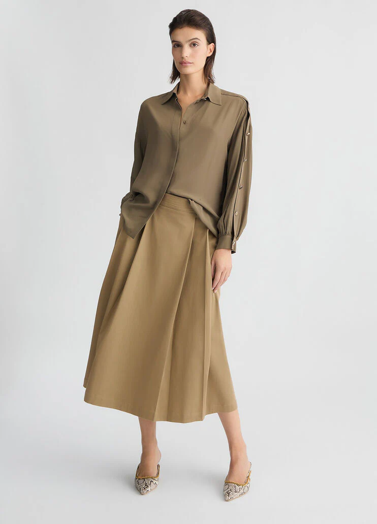 Crêpe de chine shirt