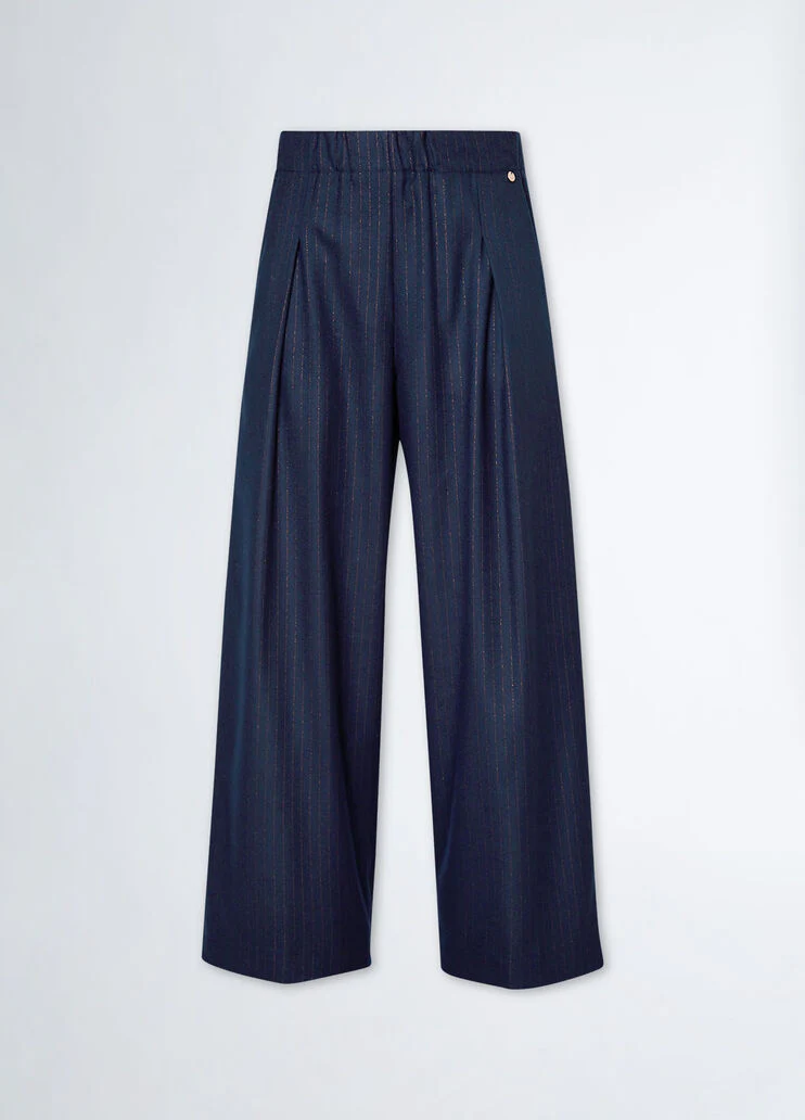 Pinstripe trousers