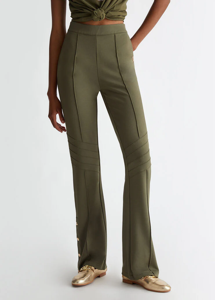 Stretch jersey trousers