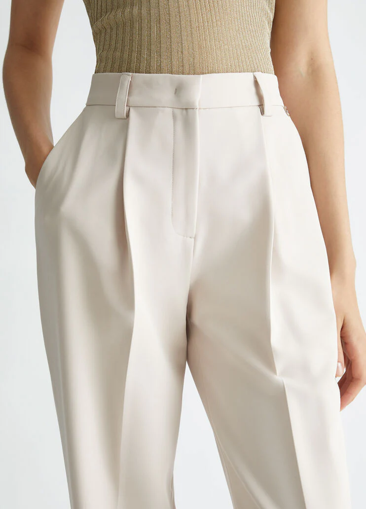 Stretch palazzo trousers
