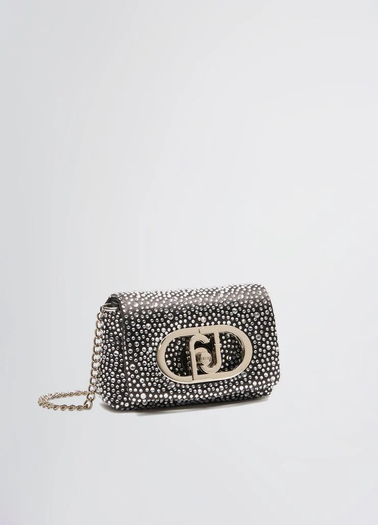 Mini LaPuffy bag with rhinestones
