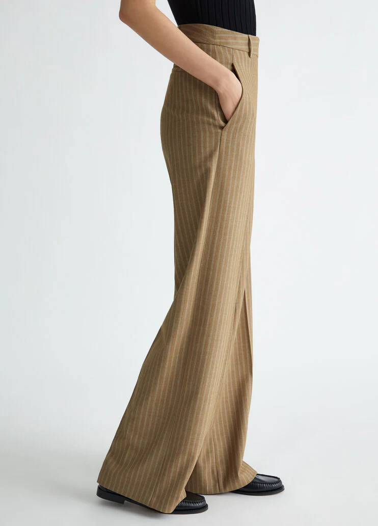 Straight-leg suit trousers