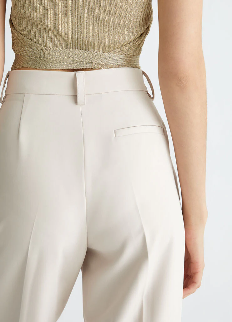 Stretch palazzo trousers