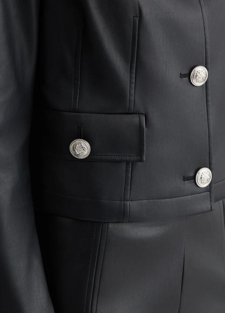 Coated fabric jacket