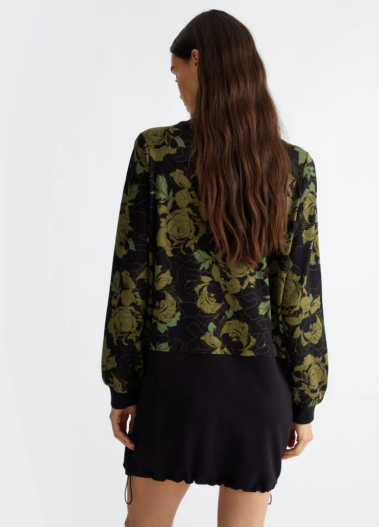 Dress with floral print