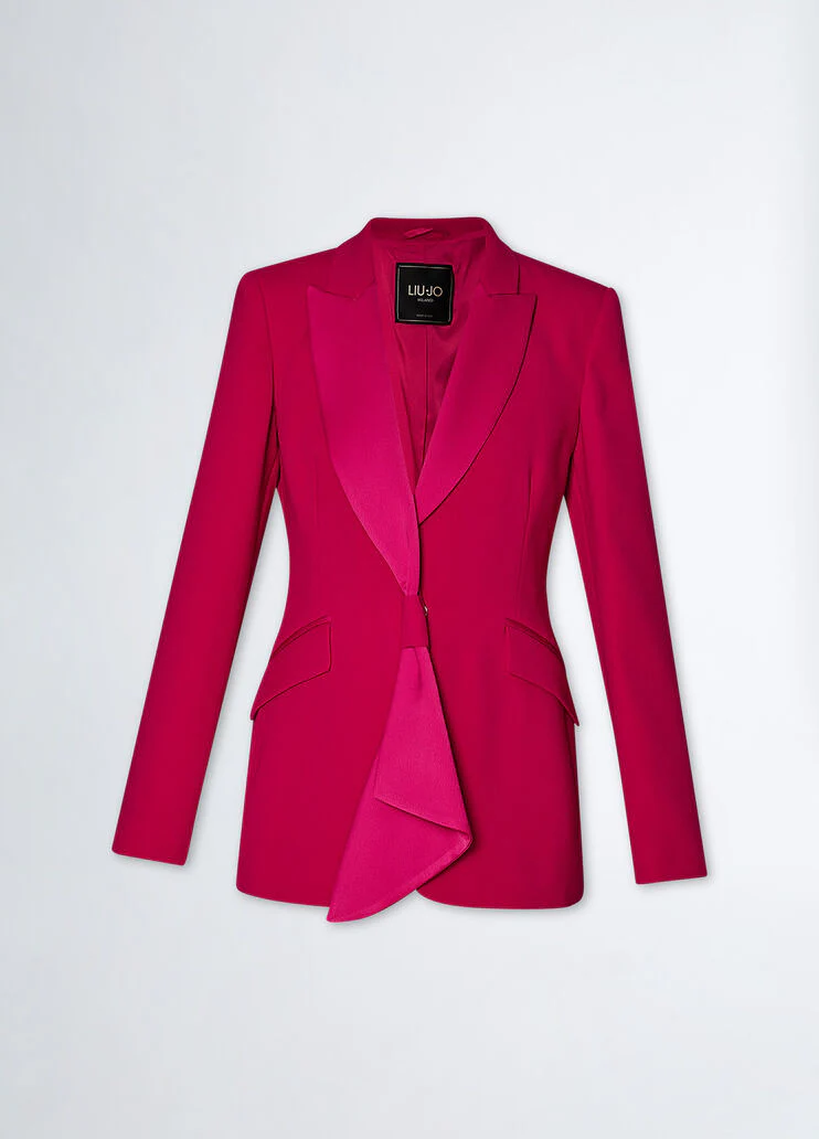 Envers satin suit blazer