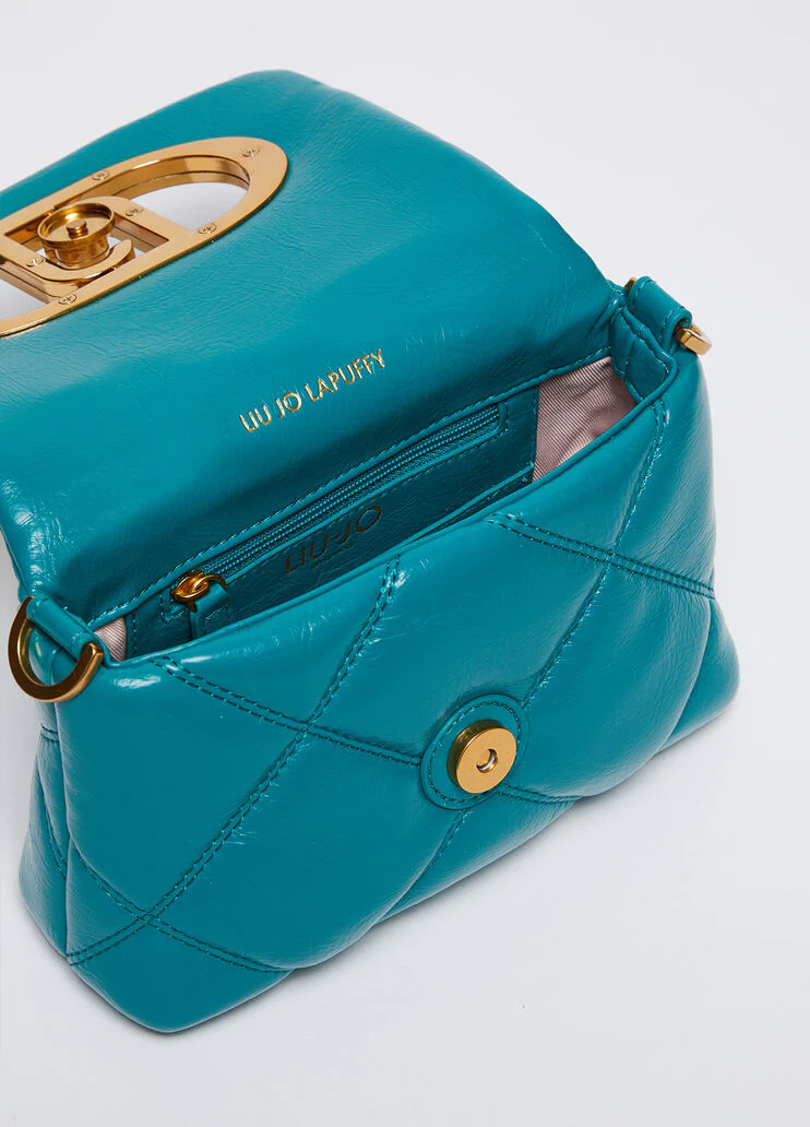 Small matelassé LaPuffy bag