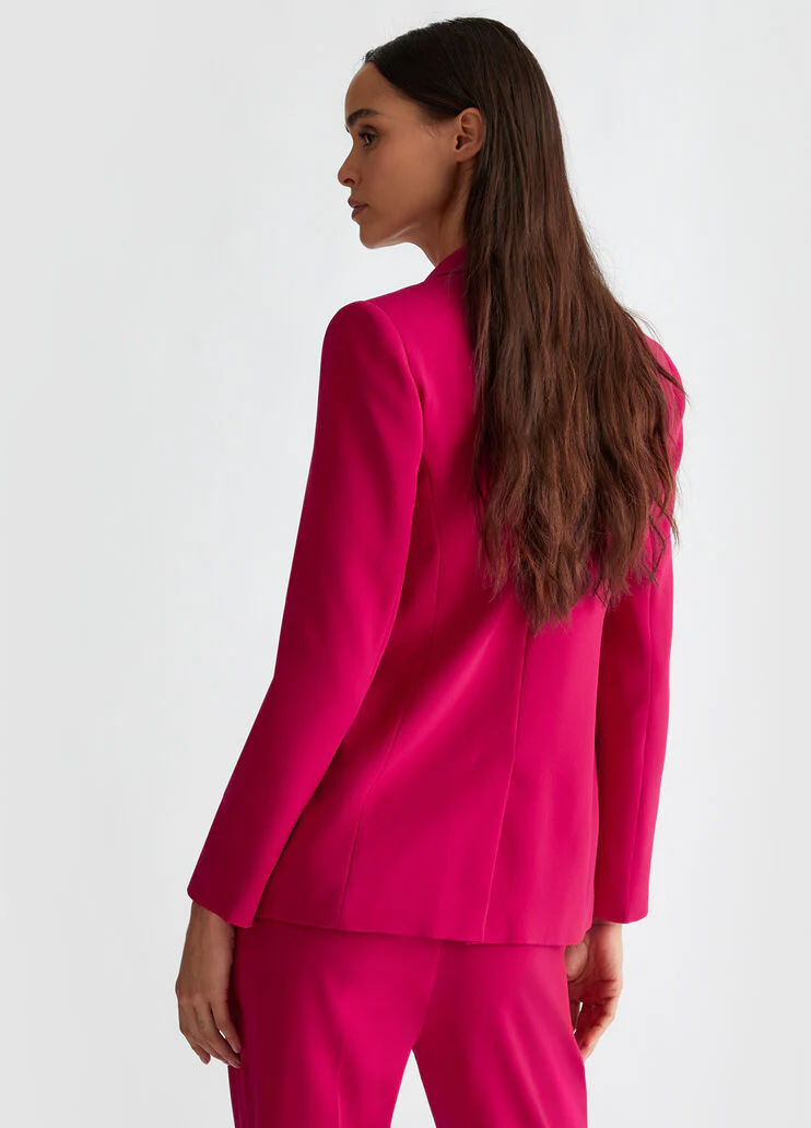 Envers satin suit blazer