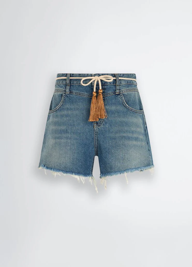 Denim shorts