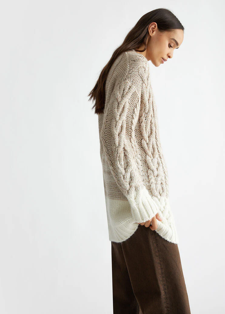 Wool and alpaca cardigan