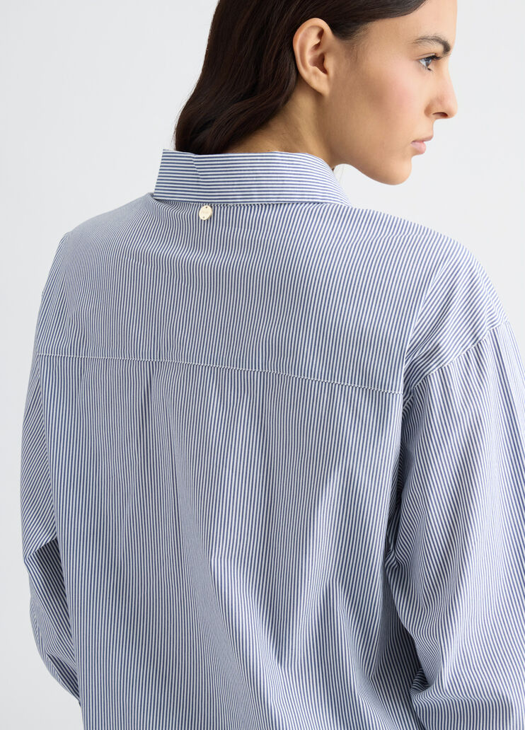 Shirt with appliqués